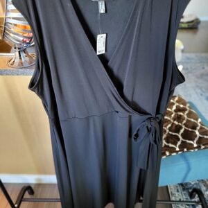 Love & Legend Black V-Neck Dress
